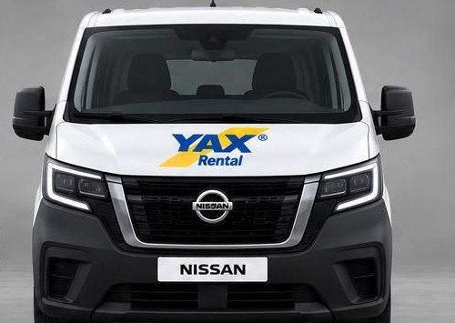 Camionnette YAX Rental vue de face